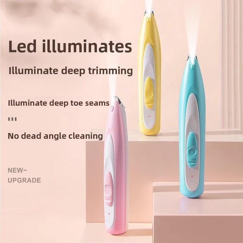 Ultimate Cordless Dog Grooming Clippers with LED Display - Low Noise & 18mm Wide Blade for Perfect Paw Trimming!