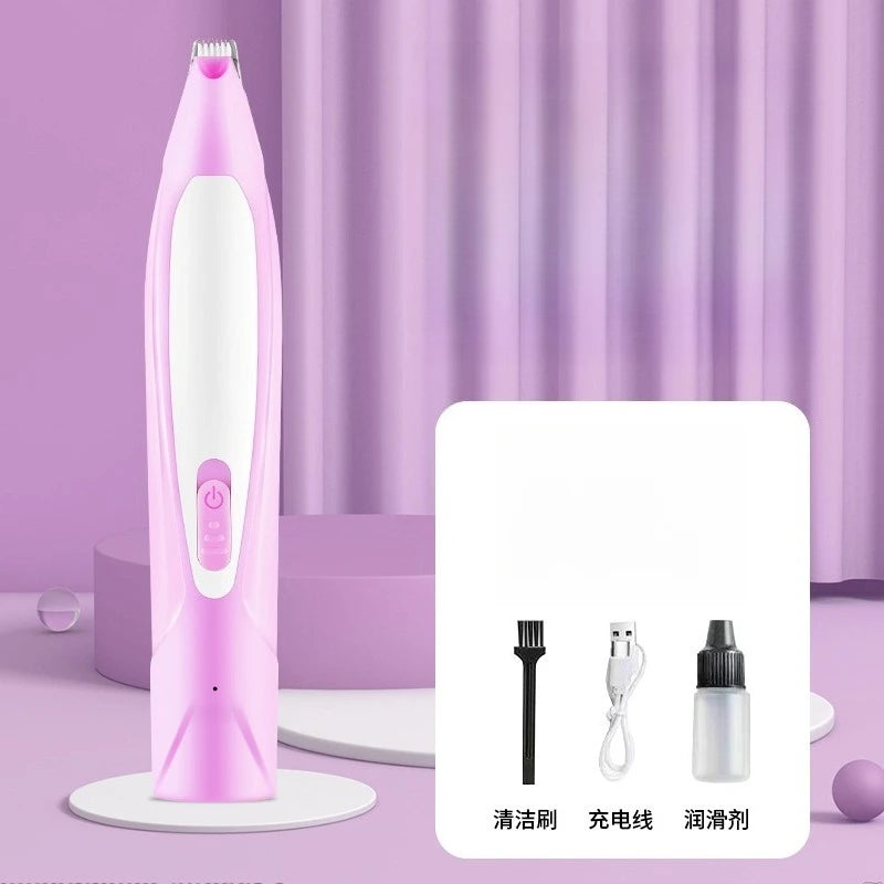 Ultimate Cordless Dog Grooming Clippers with LED Display - Low Noise & 18mm Wide Blade for Perfect Paw Trimming!