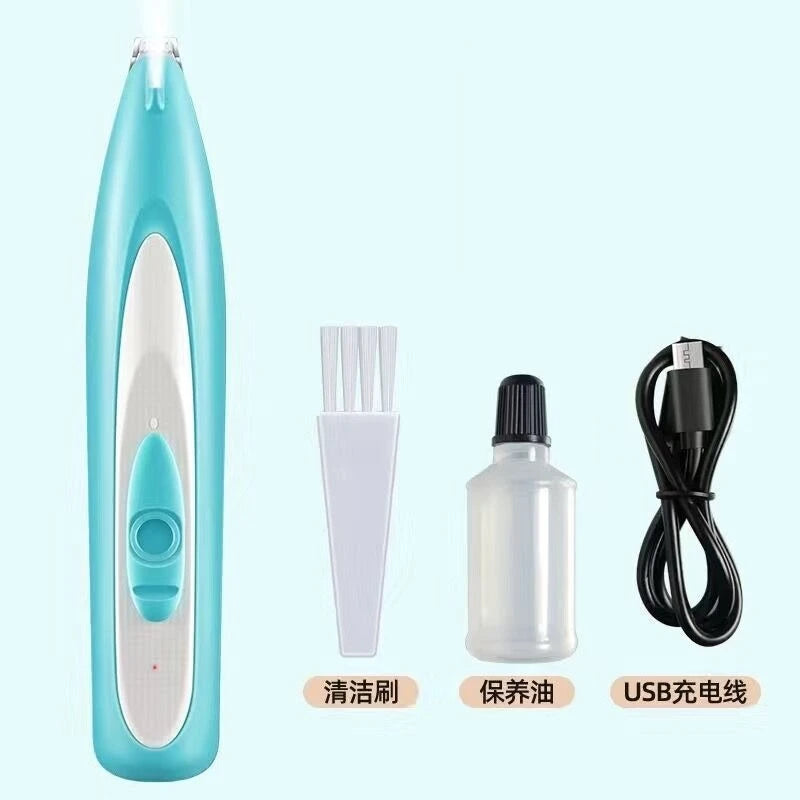 Ultimate Cordless Dog Grooming Clippers with LED Display - Low Noise & 18mm Wide Blade for Perfect Paw Trimming!