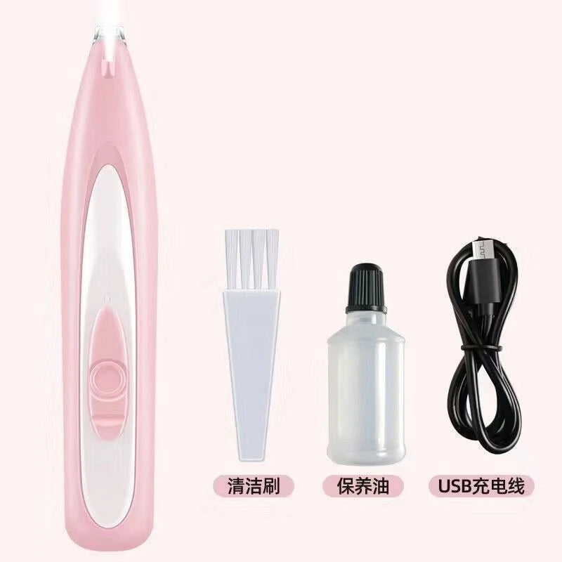 Ultimate Cordless Dog Grooming Clippers with LED Display - Low Noise & 18mm Wide Blade for Perfect Paw Trimming!