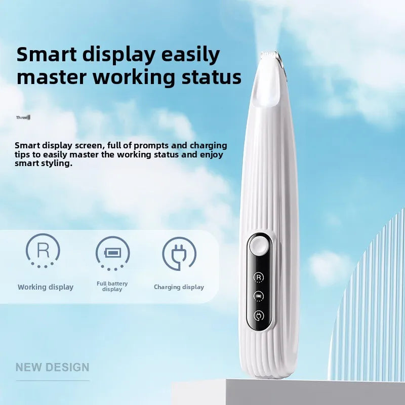 Ultimate Cordless Dog Grooming Clippers with LED Display - Low Noise & 18mm Wide Blade for Perfect Paw Trimming!