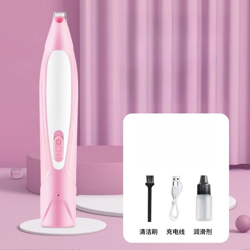 Ultimate Cordless Dog Grooming Clippers with LED Display - Low Noise & 18mm Wide Blade for Perfect Paw Trimming!