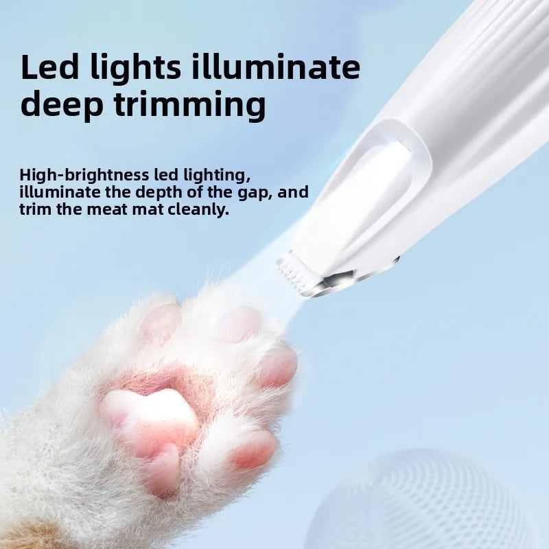 Ultimate Cordless Dog Grooming Clippers with LED Display - Low Noise & 18mm Wide Blade for Perfect Paw Trimming!